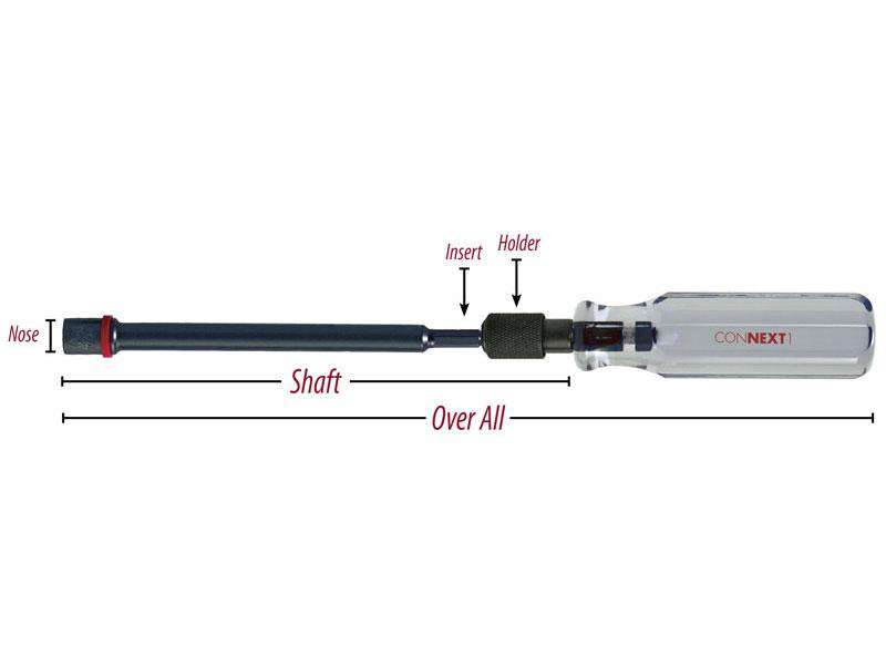 Malco Tools HHD2 CONNEXT® 5/16" Long Magnetic Hex Hand Driver - Quick Change - Edmondson Supply