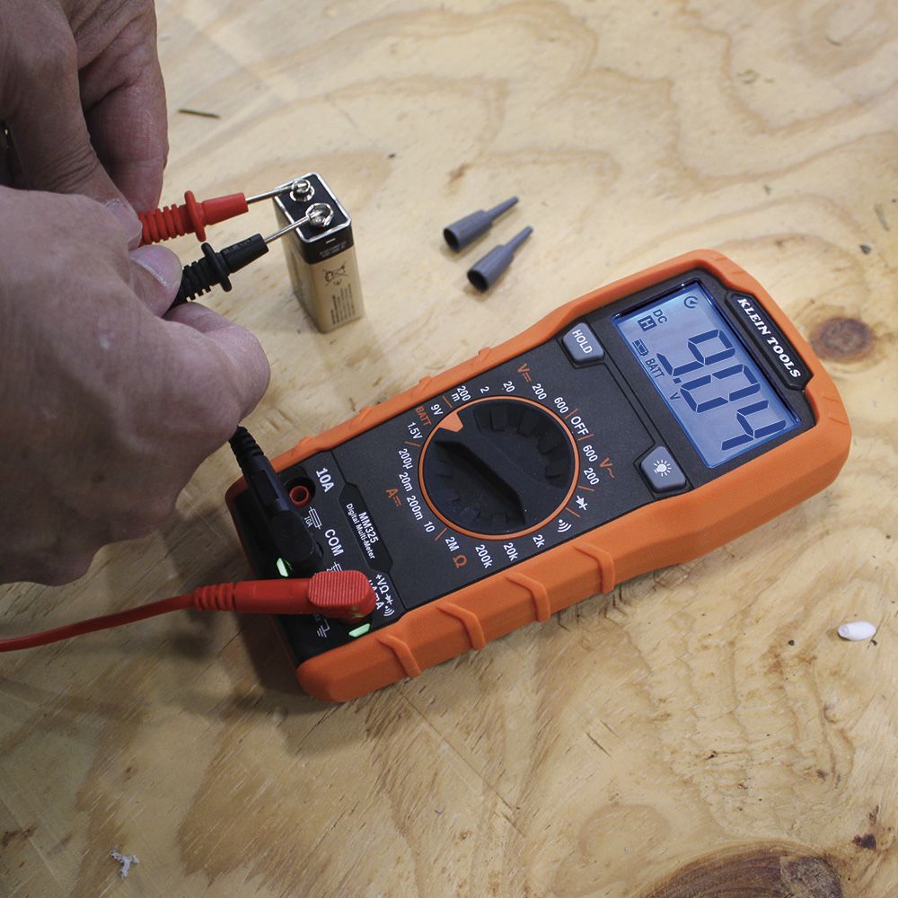 Klein Tools MM325 Digital Multimeter, Manual-Ranging, 600V - Edmondson Supply