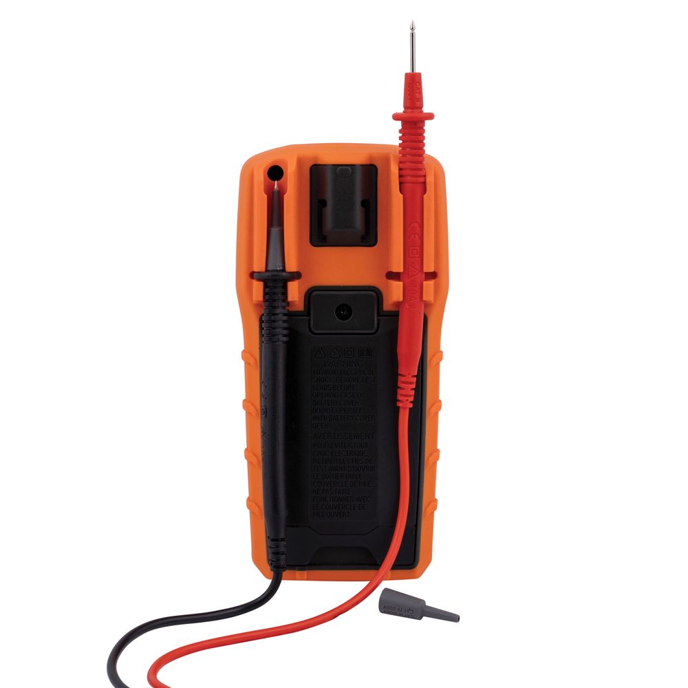 Klein Tools MM420 Digital Multimeter, TRMS Auto-Ranging, 600V, Temp - Edmondson Supply