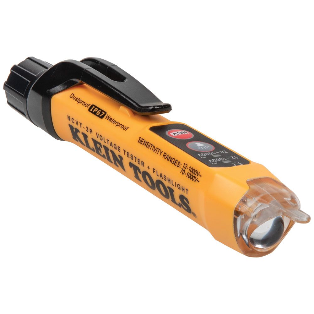 Klein Tools RT250KIT Premium Dual-Range NCVT and GFCI Receptacle Tester Electrical Test Kit - Edmondson Supply