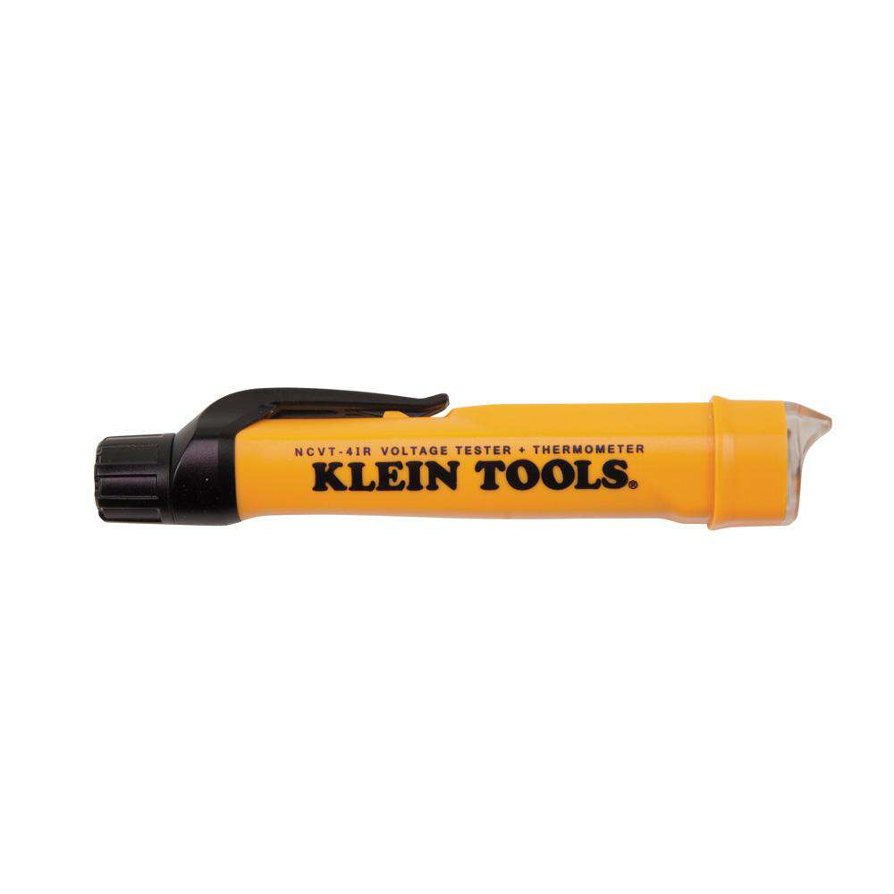 Klein Tools NCVT-4IR Non-Contact Voltage Tester Pen, 12-1000V, with Infrared Thermometer - Edmondson Supply