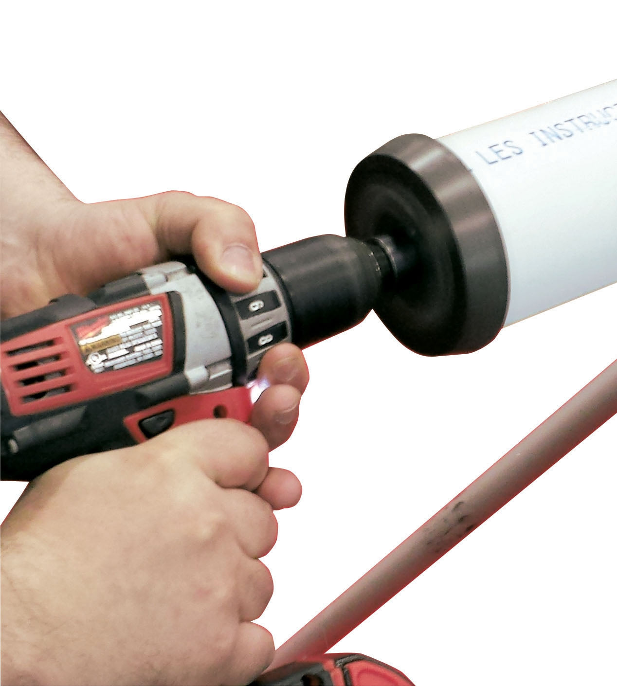 Reed Mfg PB4 Drill Powered Chamfer Tool for Plastic Pipe, 4" - Edmondson Supply