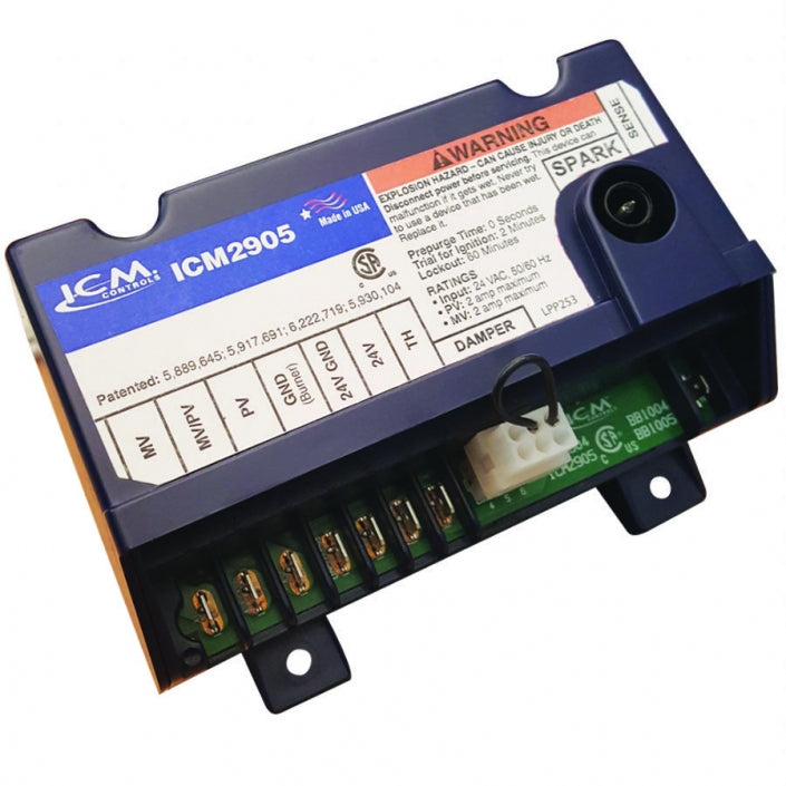ICM Controls ICM2905 Intermittent Pilot Gas Ignition Control Renzor OEM Replacement Control - Edmondson Supply
