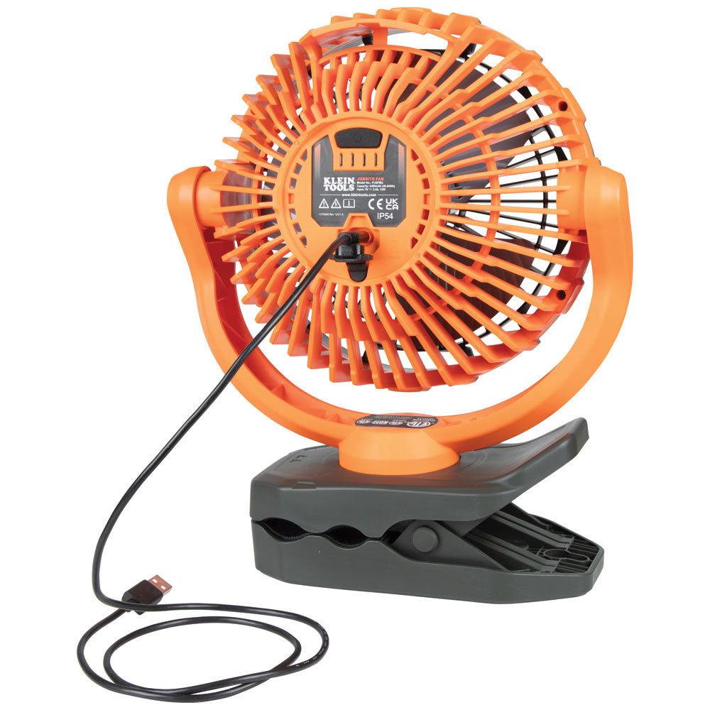 Klein Tools PJSFM2 Rechargeable Clamping Fan - Edmondson Supply
