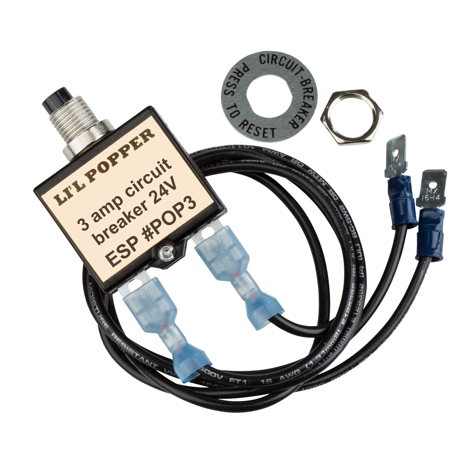 ESP POP3 Li'l Popper Control Board Circuit Breaker- 3 Amp - Edmondson Supply