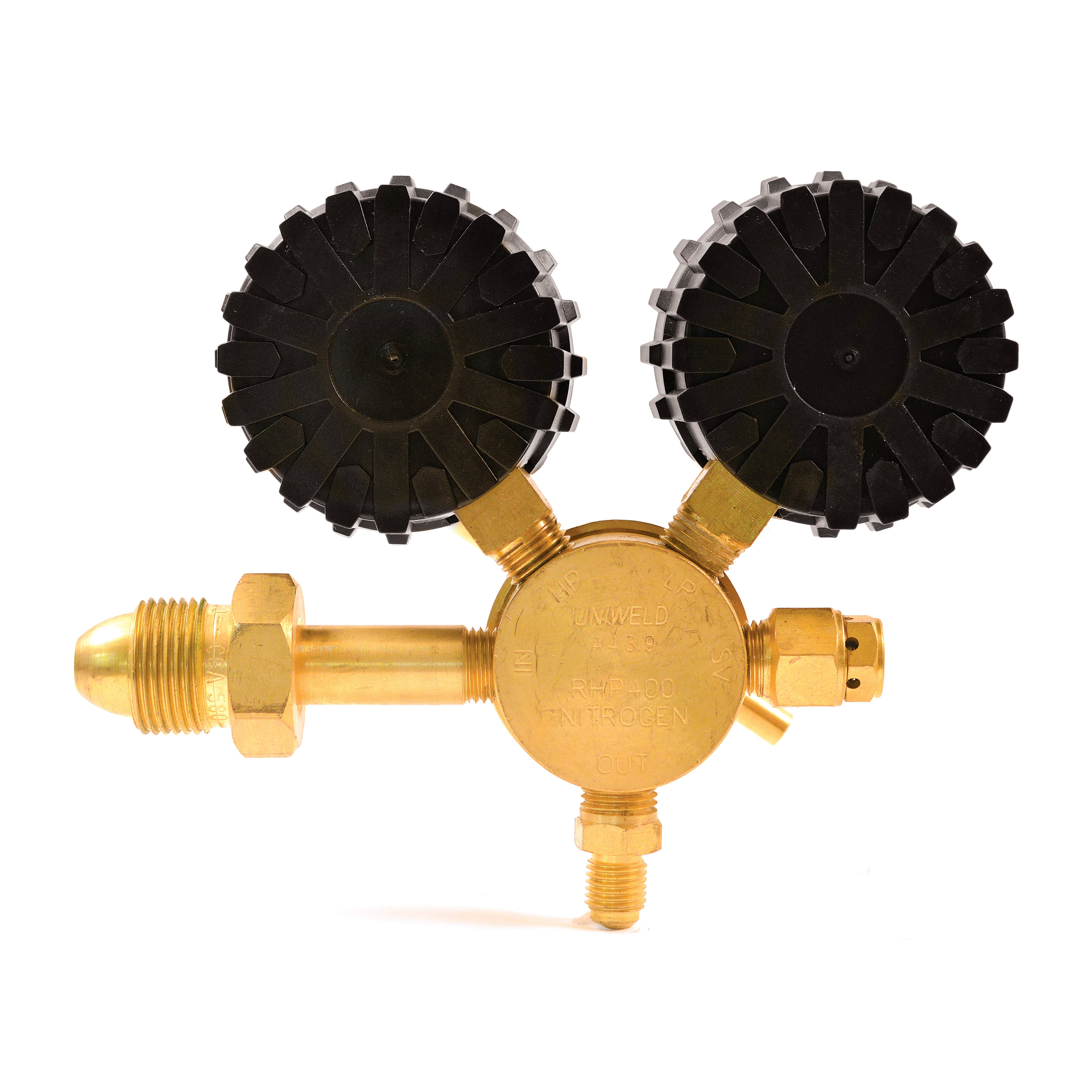 Uniweld RHP400 Nitrogen Regulator, 0-400 Delivery PSIG - Edmondson Supply