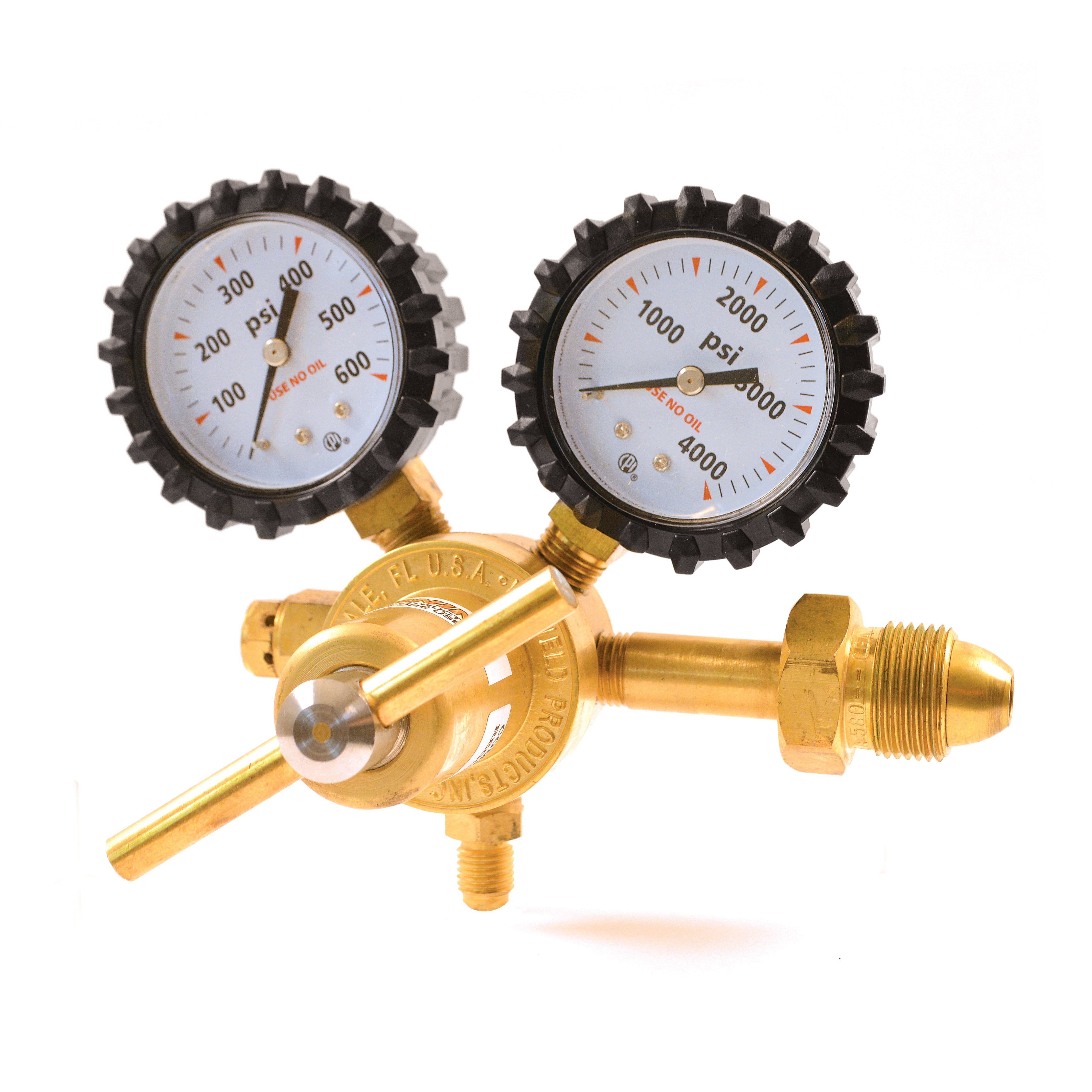 Uniweld RHP400 Nitrogen Regulator, 0-400 Delivery PSIG - Edmondson Supply