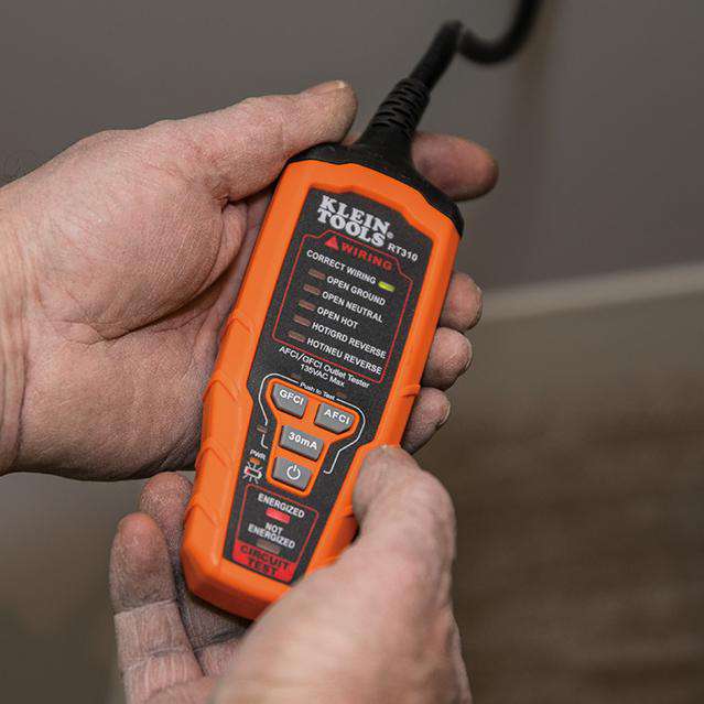 Klein Tools RT310 AFCI / GFCI Outlet Tester - Edmondson Supply