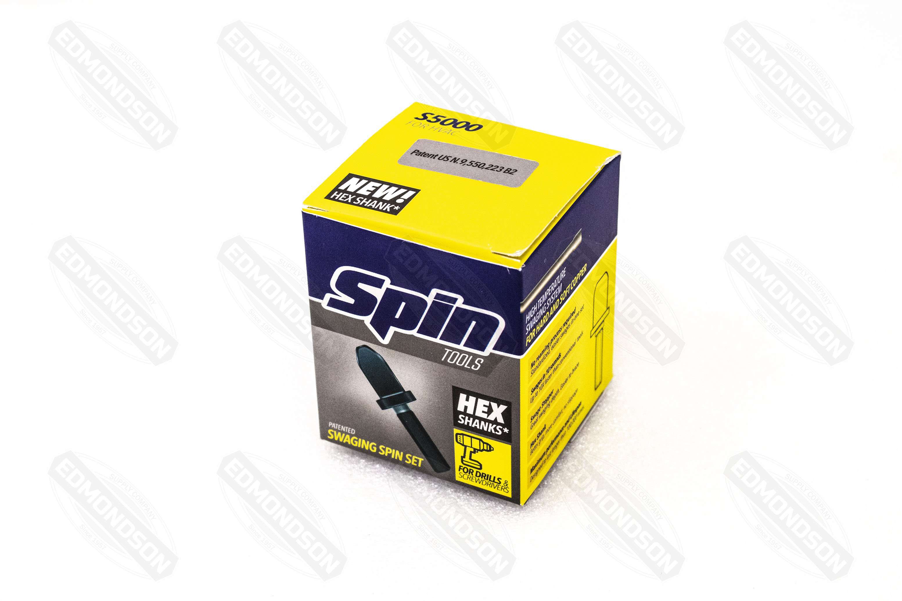 SPIN Tools S5000 Swaging Drill Bit Set, 1/4", 3/8", 1/2", 5/8" & 3/4" - Edmondson Supply