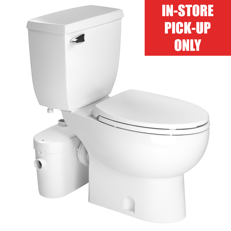 Saniflo Saniaccess 2 Elongated Bowl Toilet/Macerating Pump Combo