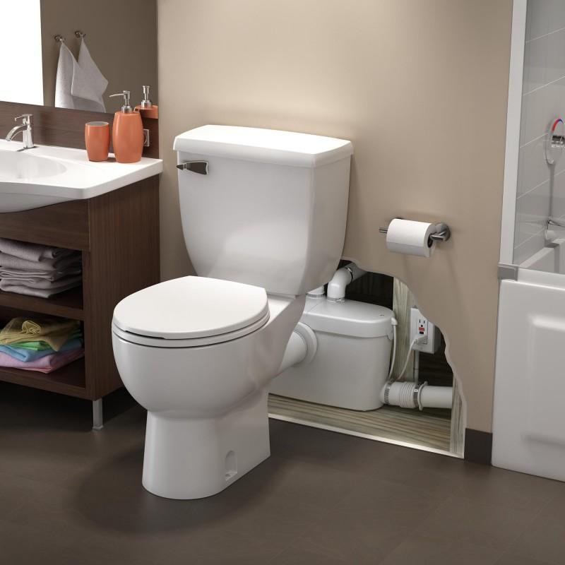 Saniflo Saniaccess 3 Round Bowl Toilet/Macerating Pump Combo