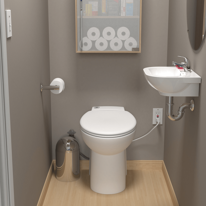 Saniflo 023 Sanicompact Macerating Toilet - Edmondson Supply