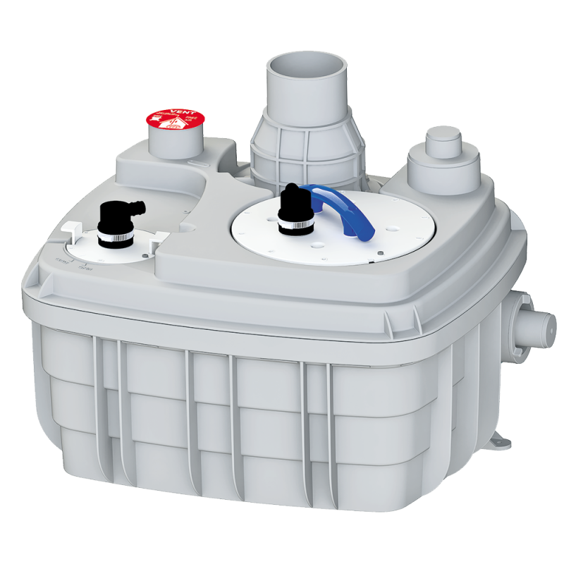 Saniflo 049 Sanicubic 1 VX Simplex Vortex System, 240 V - Edmondson Supply
