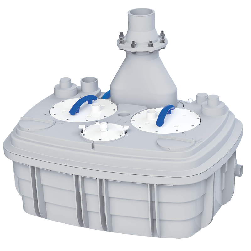 Saniflo 099 Sanicubic 2 VX Simplex Vortex System, 240 V - Edmondson Supply