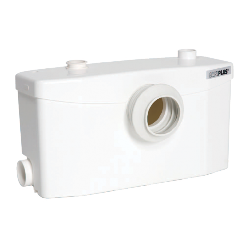Saniflo Saniplus Elongated Bowl Toilet/Macerating Pump Combo - Edmondson Supply