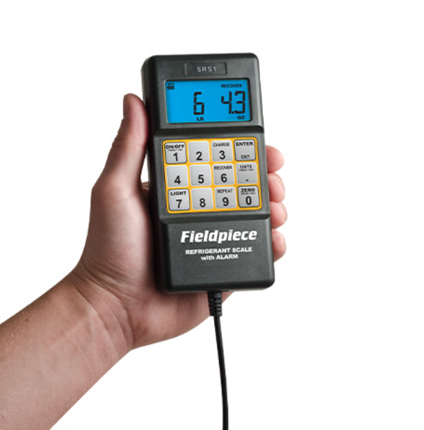 Fieldpiece SRS1 Residential, Light Commercial Refrigerant Scale - Edmondson Supply