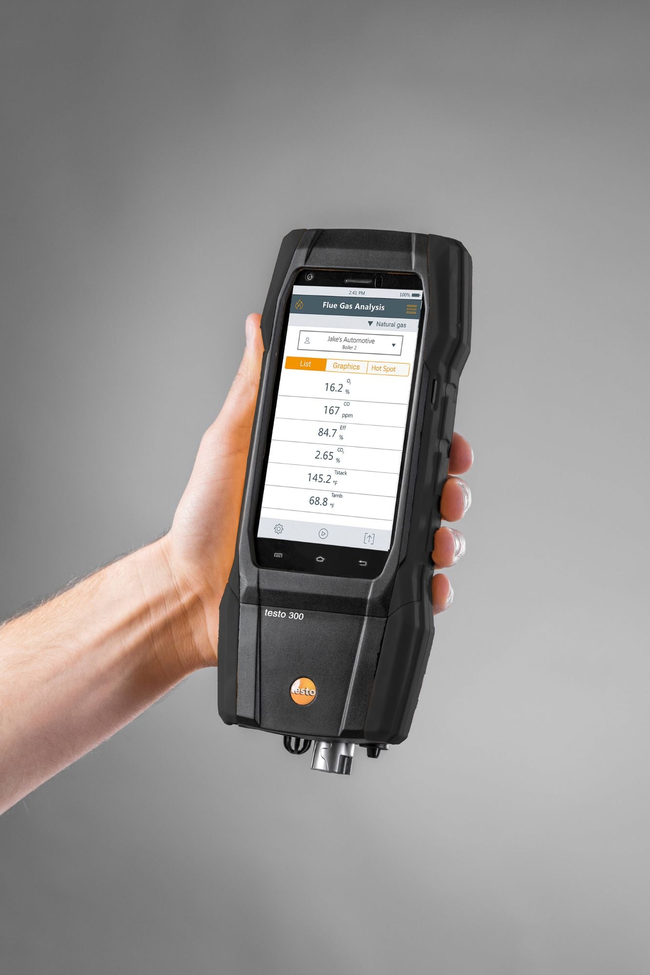 Testo 0564 3002 82 - 300 Smoke Edition Combustion Analyzer Kit (w/ O2 and CO 0-4,000) - Edmondson Supply