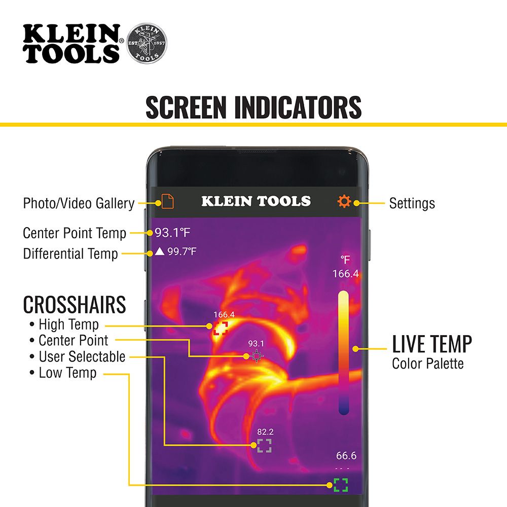 Klein Tools TI220 Thermal Imager for Android® Devices - Edmondson Supply