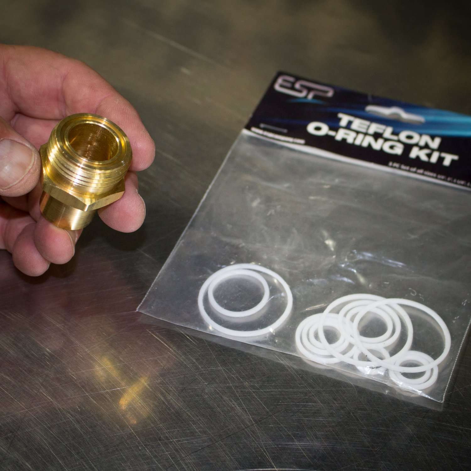 ESP TR10-12 Teflon O-Ring Kit, 3pc Set of all sizes 3/4", 1", 1-1/4", & 1-3/4" - Edmondson Supply