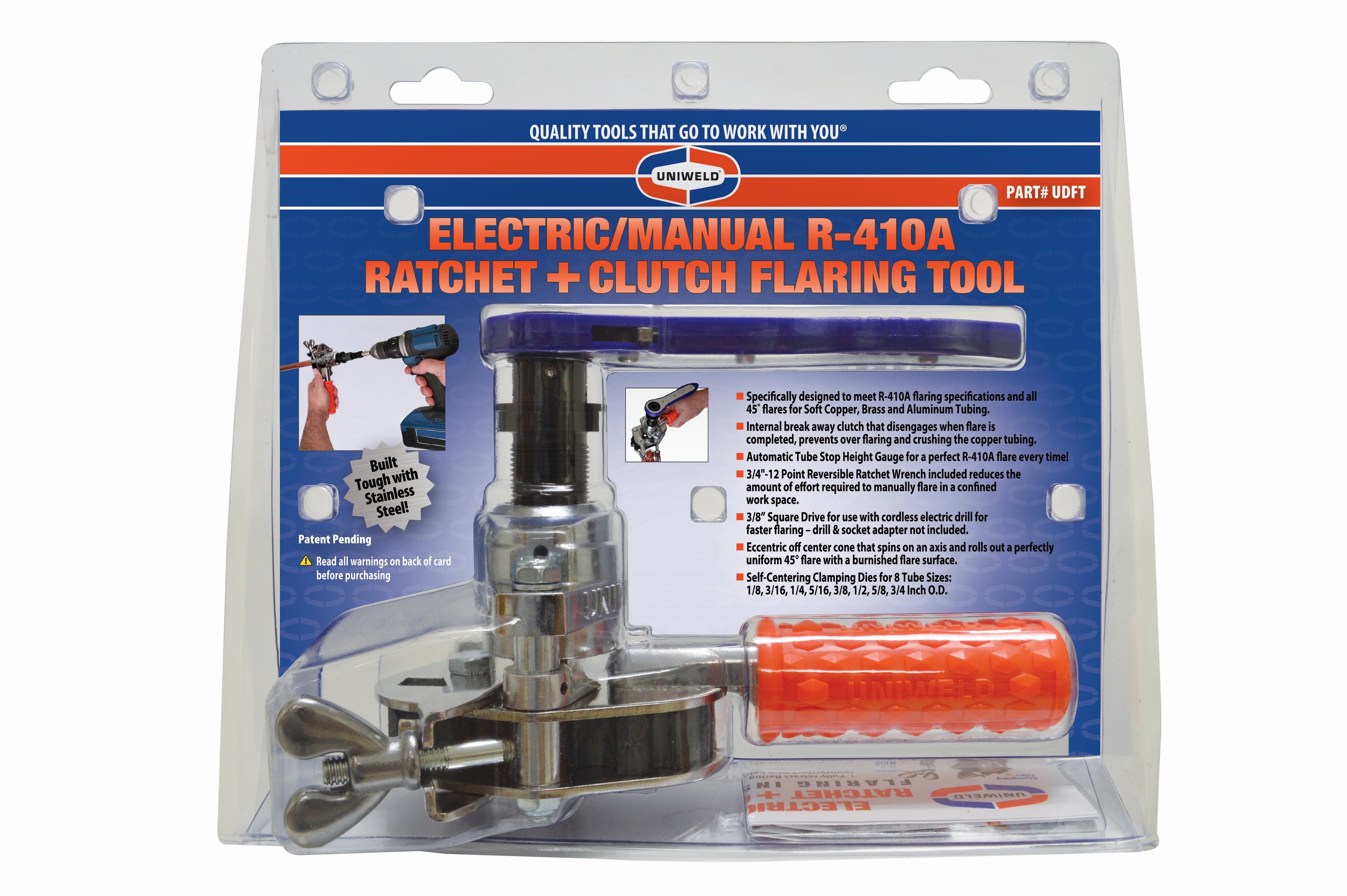 Uniweld UDFT Deluxe Flaring Tool - Edmondson Supply