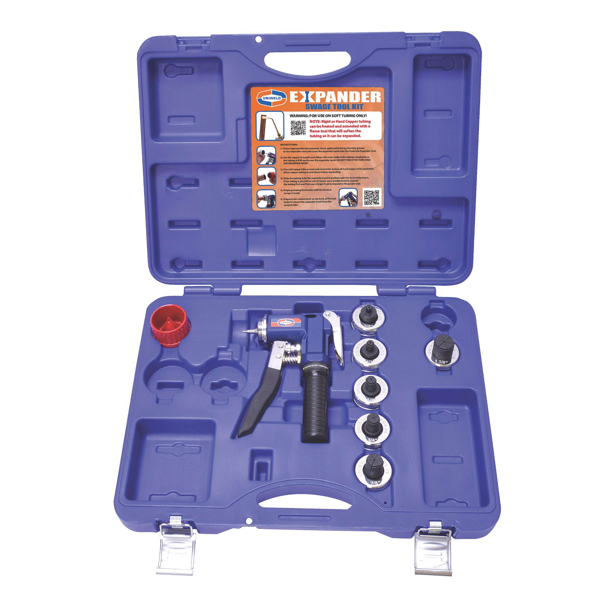 Uniweld UEK1 Hydraulic Expander Swage Kit - Edmondson Supply