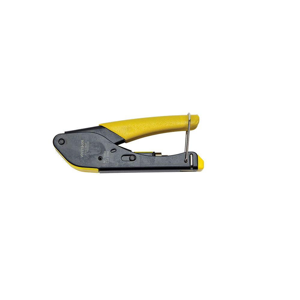 Klein Tools VDV212-008-SEN Compact Compression Crimper, F-Connector - Edmondson Supply