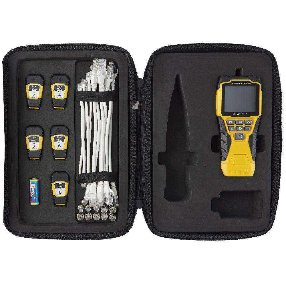 Klein Tools VDV501-853 Scout® Pro 3 Tester with Test + Map™ Remote Kit - Edmondson Supply