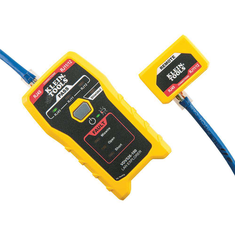 Klein Tools VDV526-100 LAN Explorer™ Data Cable Tester with Remote - Edmondson Supply