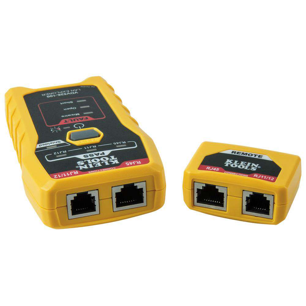 Klein Tools VDV526-100 LAN Explorer™ Data Cable Tester with Remote - Edmondson Supply