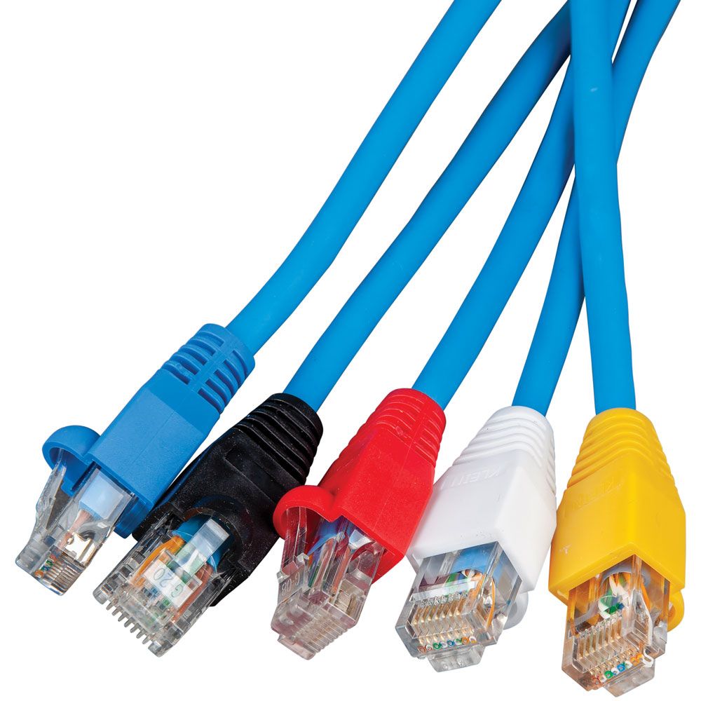 Klein Tools VDV824-650 Strain Relief Boots for RJ45 Data Plugs, CAT5e/CAT6 Cable, 100-Pack - Edmondson Supply