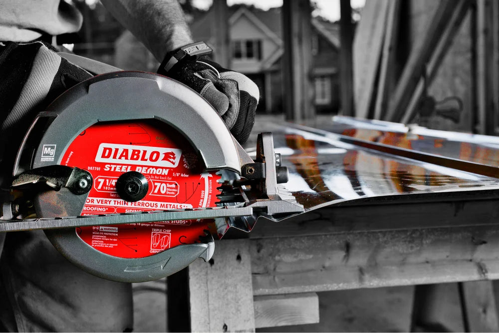 Diablo Tools D0770F 7-1/4 in. x 70 Tooth Carbide-Tipped Saw Blade for Metal - Edmondson Supply