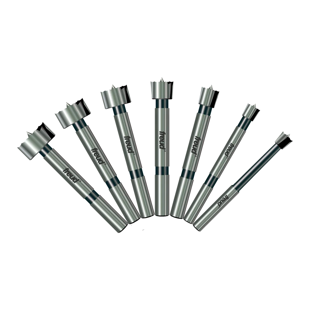 Freud PB-107B 1/4" to 1" 7 Pcs. Forstner Bit Set - Edmondson Supply