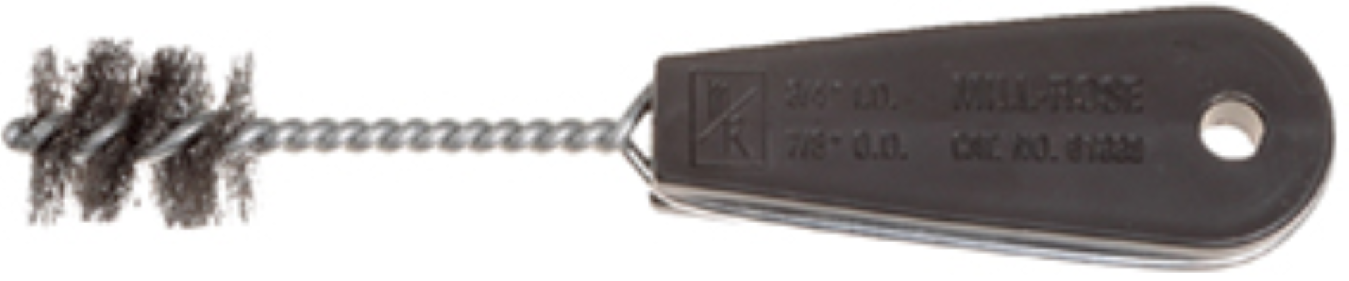 Blue Monster 61450 Cleanfit Single Spiral Crimped Wire Hand Plumbing Fitting Brush, 1 in ID x 1-1/8 in OD - Edmondson Supply