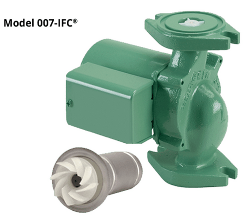 Taco 007-F5-7IFC Cast Iron Cartridge Circulator Pump with Integral Flow Check, 1/25 HP, 17 gpm - Edmondson Supply