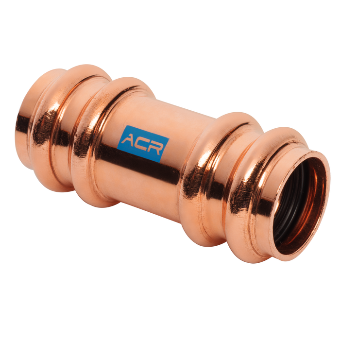 Mueller Streamline® ACR Copper Press Coupling with Stop - Edmondson Supply