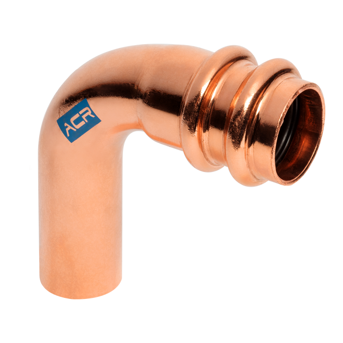 Mueller Streamline® RP02817 1/2" ACR Copper Press 90° Street Elbow