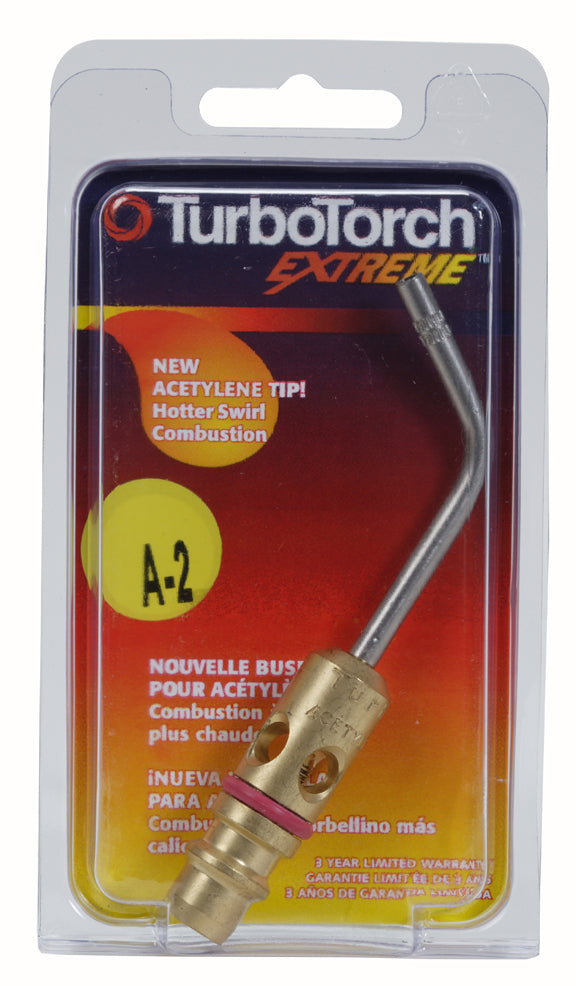 TurboTorch® EXTREME® STANDARD REPLACEMENT TIP, A-2 Tip Swirl, Air Acetylene, 1/8" - Edmondson Supply
