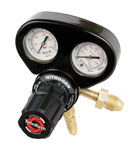 TurboTorch DP250-800-580 Heavy Duty High Pressure Nitrogen Purging Regulator, 800 PSI - Edmondson Supply