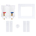 Oatey® 38532 Quadtro® 1/4-Turn, F1807 PEX Washing Machine Outlet Box - Edmondson Supply