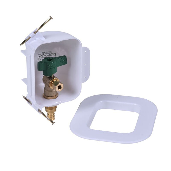 Oatey® 39136 12K, 1/4 Turn, F1807, Low Lead, Icemaker Outlet Box - Edmondson Supply