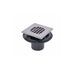 Oatey® 42264 2 in. PVC Square Low Profile Drain and Polished Stainless Steel Snap-In Strainer with Ring - Edmondson Supply