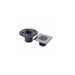 Oatey® 42264 2 in. PVC Square Low Profile Drain and Polished Stainless Steel Snap-In Strainer with Ring - Edmondson Supply