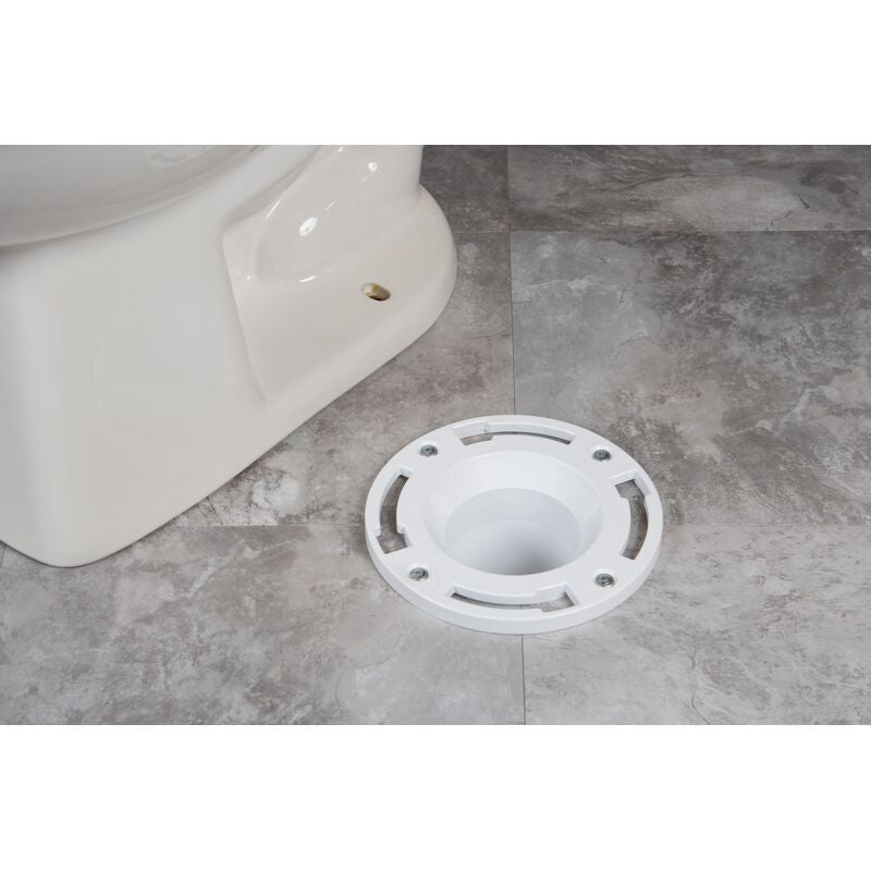 Oatey® 43654 Twist-N-Set PVC Flange - 3 in. - Edmondson Supply