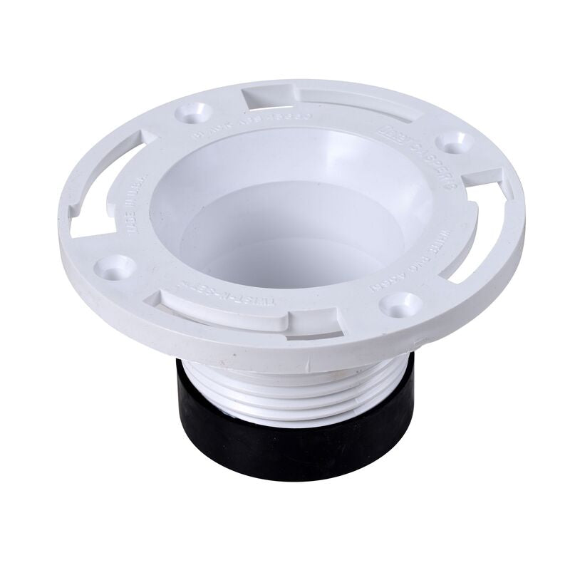 Oatey® 43654 Twist-N-Set PVC Flange - 3 in. - Edmondson Supply