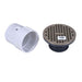 Oatey® 72157 3" or 4" PVC General Purpose Drain w/ 6" NI Grate - Edmondson Supply