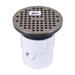 Oatey® 72157 3" or 4" PVC General Purpose Drain w/ 6" NI Grate - Edmondson Supply