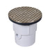 Oatey® 74157 3" or 4" PVC General Purpose Cleanout w/ 6" NI Cover - Edmondson Supply