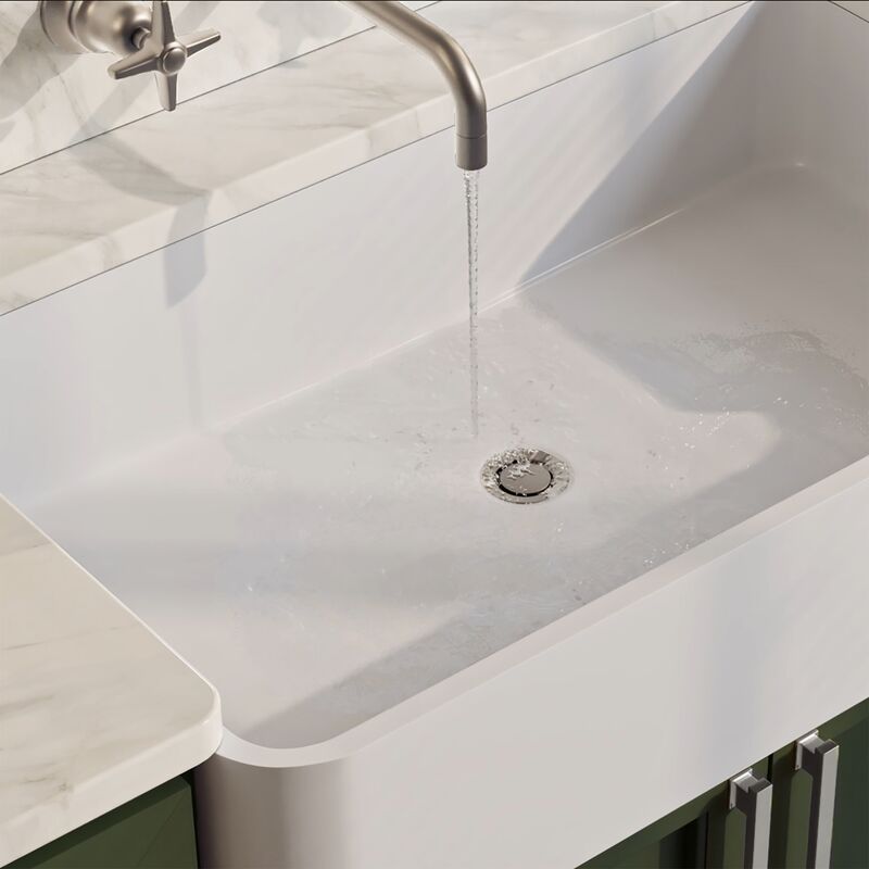 Dearborn 1000000451 Universal Pop Down® Sink Drain - Brushed Nickel - Edmondson Supply