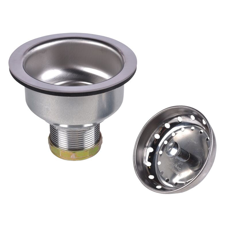 Dearborn 18 Deep Locking Cup Sink Basket Strainer - Edmondson Supply