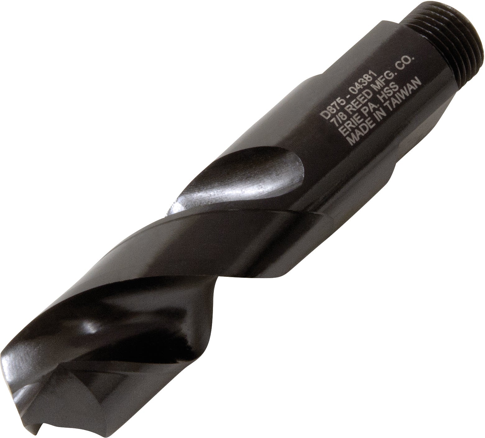 Reed Mfg D875 7/8" Drilling Machine D Series Drill Bit, 1" NPT - Edmondson Supply
